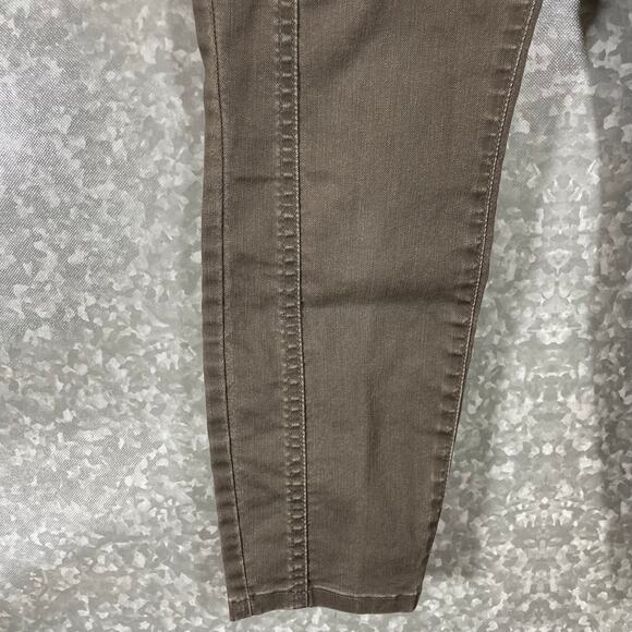 Prana Women's Gorpcore Gray Carlotta Crop Jeans - Size 8/29 - Skinny Leg Pants - Picture 4 of 10
